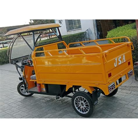 Jsa Orange E Cart Loader At Rs Jsa E Rickshaw Loader In