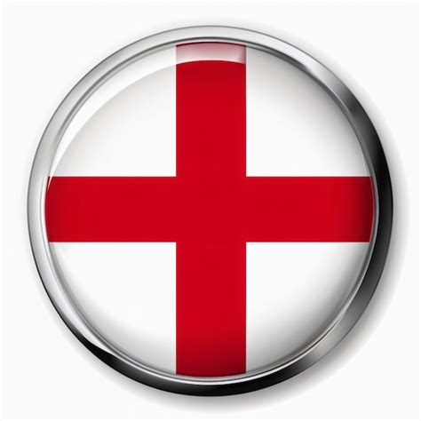 England flag on a badge | Premium AI-generated image