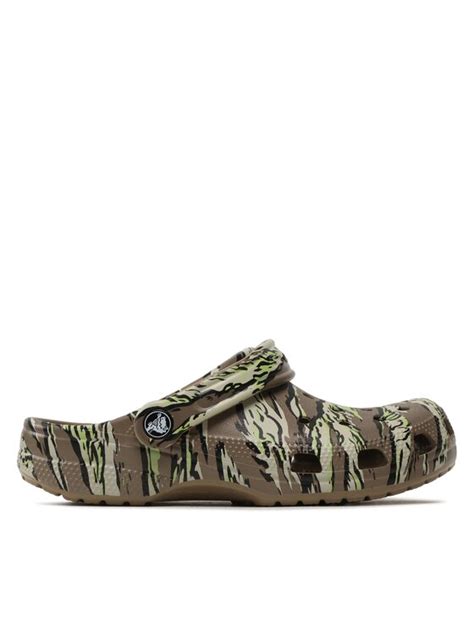 Crocs Klapki Classic Printed Camo Clog Khaki Modivo Pl