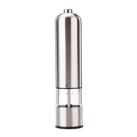 Electric Pepper Mill Grinder Stainless Steel Electric Pepper Mill - Walmart.com