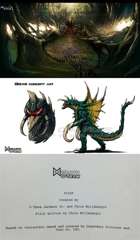 Monarch G Team Concept Art Godzilla Know Your Meme