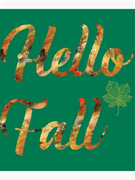 "Hello Fall PNG, Fall PNG, Instant Digital Download, Hello Fall Clip ...