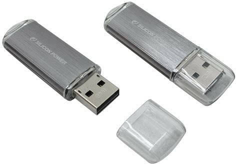 Флешка Silicon Power UFD ULTIMA II-I 8 ГБ, 1 шт., silver — купить в ...