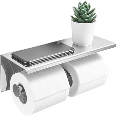 Porte Papier Wc Adhesif Distributeur Papier Toilette Avec Tablette