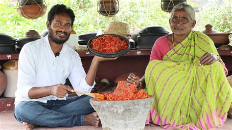 నోరూరించే పండు మిరపకాయ పచ్చడి Red Chilli Pickle Recipe Pandu