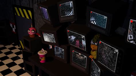 FNAF 1 - Backstage Security Office W.I.P. by WilliamModels on DeviantArt