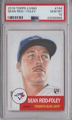 Sean Reid Foley Topps Living Psa Gem Mint Graded Card Rookie