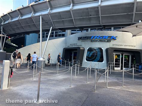 Test Track At Epcot Theme Park Archive