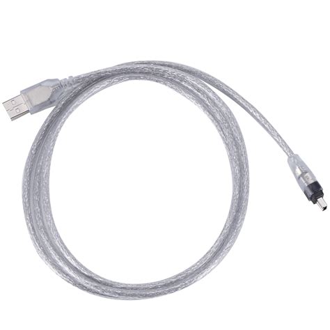 1.5M USB To IEEE 1394 4 Pin Firewire DV Adapter Cable Converter For PC ...