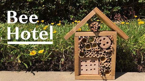 How To Make A Bee Hotel Youtube