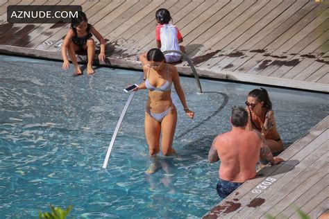 Eiza Gonzalez Sexy Day In Bikini At The Pool While On Vacation In Hawaii Aznude