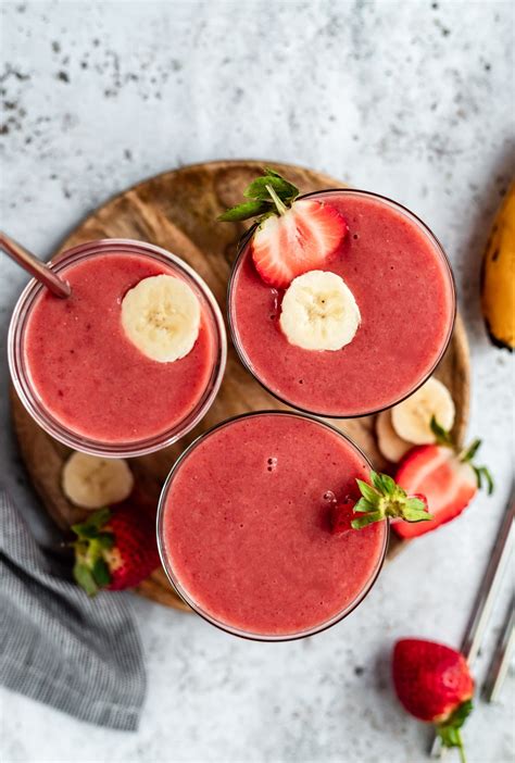 Vitamin C Strawberry Orange Banana Smoothie Ambitious Kitchen