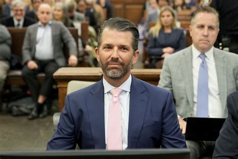 Donald Trump Jr Takes The Witness Stand In New York Trial Of Fraud