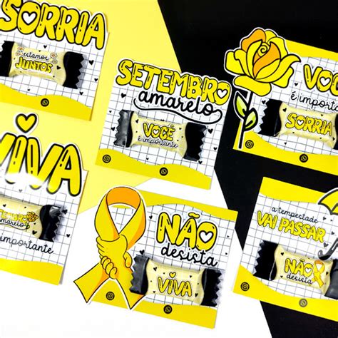 Card Bala Setembro Amarelo Elo Produtos Especiais