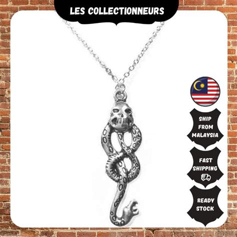 Harry Potter Lord Voldemort Horcrux Nagini Snake Necklace Voldemort ...