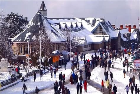 Shimla’s famous attractions after snowfall in December ! | MithilaConnect