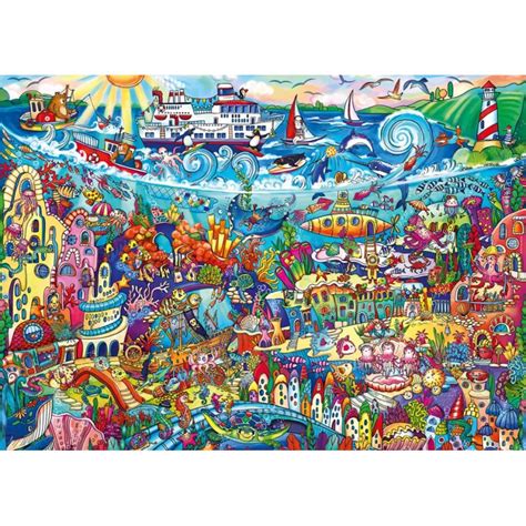 Puzzle Heye mer magique de 1000 pièces kubekings fr