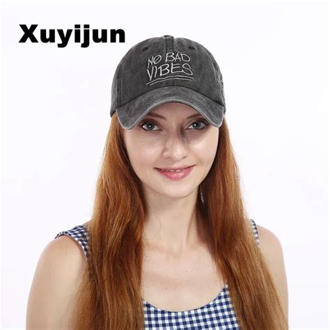 Xuyijun Cotton Embroidery Letter Baseball Cap Snapback Caps Bone