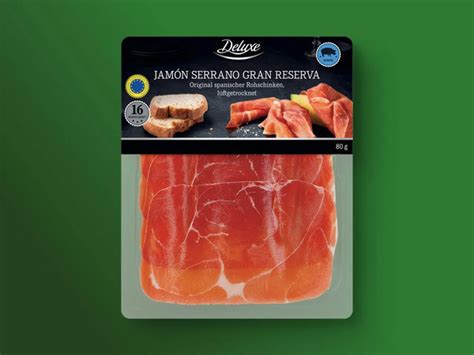 Deluxe Jamón Serrano Gran Reserva 80 g von Lidl ansehen