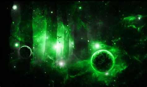 Green Galaxy by gethro92 on DeviantArt