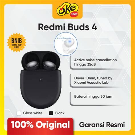 Jual Xiaomi Redmi Buds Anc Db Ip Garansi Resmi Xiaomi Shopee