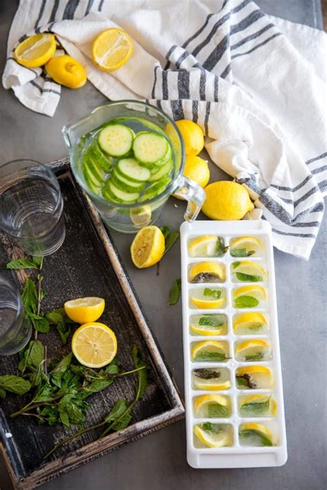 Detox Cucumber Lemon Water With Mint Lemons For Lulu