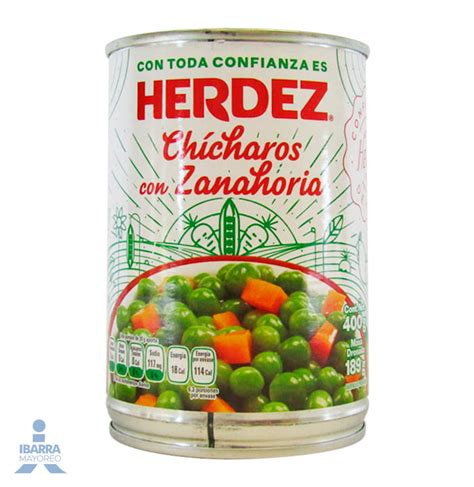 Chicharo Con Zanahoria Herdez 400 G Ibarra Mayoreo