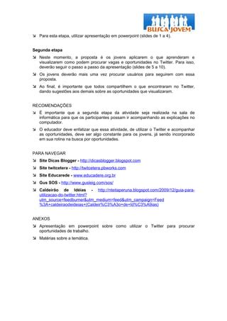 Plano De Aula Twitter 2 PDF