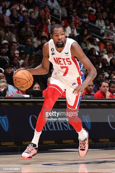 Kevin Durant Of The Brooklyn Nets Drives To The Basket During The