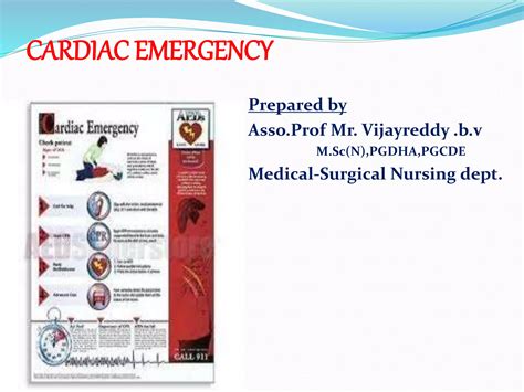 Cardiac Emergencies Ppt