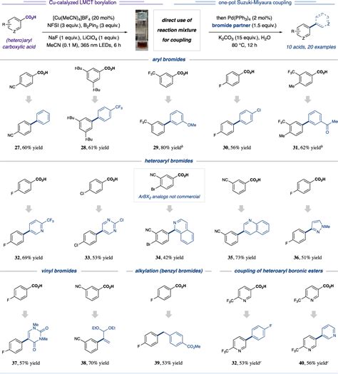 Pdf Decarboxylative Borylation And Cross Coupling Of Hetero Aryl