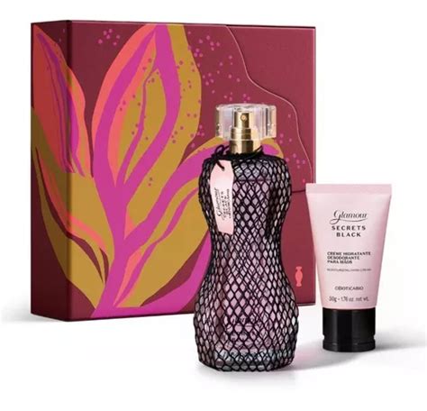 Presente Kit Glamour Secrets Black De O Botic Rio Promo O Combo