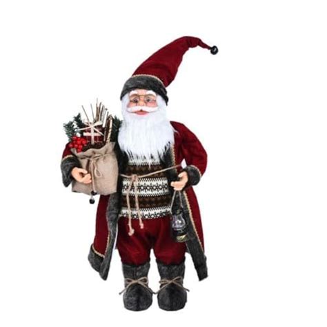 Papai Noel Decora O Natalina Boneco Enfeite De Luxo Cm Ideal Para