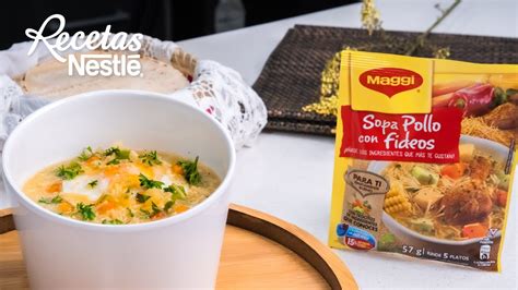 Sopa Maggi Con Huevo Y Papa Maggi Recetas Nestl Cam Youtube