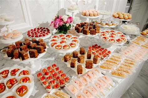 Premium Photo | Candy bar for wedding