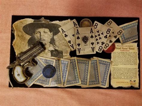 Wild Bill Hickoks Dead Mans Hand Collectible Shadow Box 1908038546