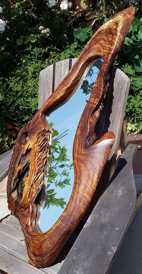 Hand Shaped Hawaiian Hardwood Mirrors