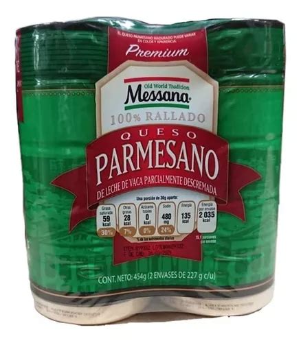 Queso Parmesano Rallado Messana 2 Pack Meses sin interés