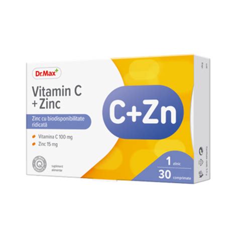 Dr Max Vitamina C Zinc Comprimate Dr Max Farmacie