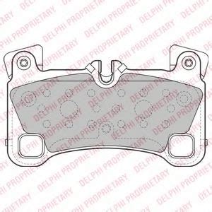 7L0698451F VW 7L0 698 451F Brake Pad Set Disc Brake For VW