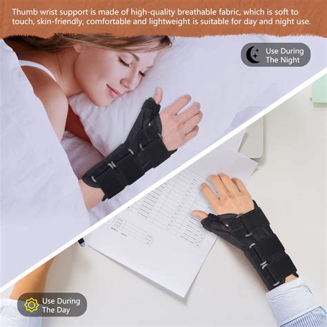 Buy Scurnhau Thumb Spica Splint Trigger Thumb Splint Wrist and Thumb ...