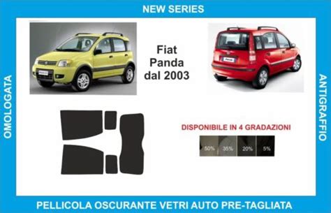 Pellicole Oscuranti Vetri Fiat Panda Dal Porte Ebay