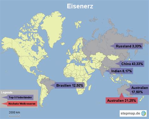 Stepmap Global Sourcing Eisen Landkarte F R Welt