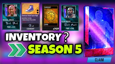 What All Inventory Items Carrying To Next Season Claiming Mini