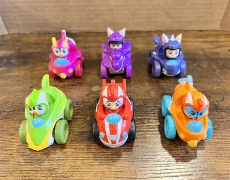 Nick Jr. Top Wings Racers Toys Playskool Hasbro Set of 6 Vehicles 2.5 ...