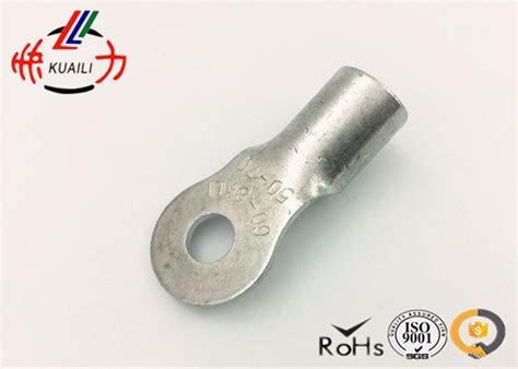 Copper Non Insulated Wire Terminals Circular Naked Connecting Non Insulated Wire Connectors