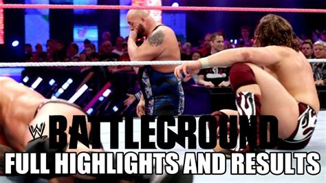 Wwe Battleground 2013 Full Highlights Y Resultados Review Completa