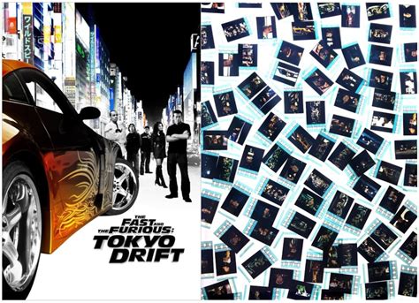 15x Genuine 35mm Clips The Fast And The Furious 3 Tokyo Drift 2006 35mm