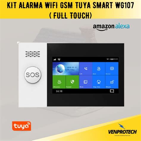 Kit Alarma Wifi Gsm Tuya Smart Wg Full Touch Venprotech