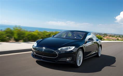 Wallpaper Road Traffic Tesla Model S Performance Car Sedan Electric Car Model S Land